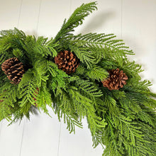 Load image into Gallery viewer, Mixed Christmas Cypress Swag/Garland 82''