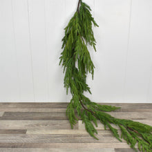 Load image into Gallery viewer, 58” Natural Touch Norfolk Pine Garland
